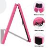 FINCOME 8FT Folding Balance Beam, Portable Gymnastics Beam Equipment with Non Slip Rubber Base & Suede Cover for Training/Practice/Professional Home Exercise view 3