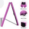 FINCOME 8FT Folding Balance Beam, Portable Gymnastics Beam Equipment with Non Slip Rubber Base & Suede Cover for Training/Practice/Professional Home Exercise view 3