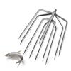 7-Prong Fishing Harpoon, Stainless Steel Fishing Spear Gig Gaff Fork Hook with 8mm Screw, for Catching Fishes Frogs in Pond River Lake etc. Capable for Fishing Pole (11-Prong Fishing Harpoon) view 1