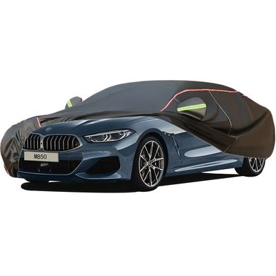 ACHETE Car Covers are Suitable for 2019-2024 BMW M850 Convertible/Coupe/Sedan,Water, Rain, Sun and Snow Resistant Oxford Fabric Car Cover,with Side Door Zip (Color : Black, Size : M850 Convertible)