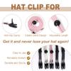 Sucrain 5 Pieces Adjustable Hat Strap Clips Hat Chin Cord for Golfing, Fishing, Boating view 4
