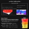 Kiioouu 1 Pair Imitation Silk Belly Dance Fans Handmade Dyed Performance Long Fan Gradient Color Dance Fans Women view 2