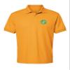 ALLNTRENDS Gluten Free Logo Embroidered Men's Polo Shirt (as1, Alpha, l, Regular, Regular, Gold)