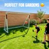 Amazon Exclusive Football Flick 12ft x 6ft Training Goal - The Best uPVC Football Goal for Gardens - All Weather Protection - Integrated Locking System for Easy Assembly view 3
