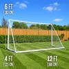 Amazon Exclusive Football Flick 12ft x 6ft Training Goal - The Best uPVC Football Goal for Gardens - All Weather Protection - Integrated Locking System for Easy Assembly view 4