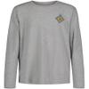 Under Armour Boys Outdoor Long Sleeve Tee, Stylish Crew Neckline, Cute Full Fit T-Shirt, Mod Gray Survival, 4 US view 1