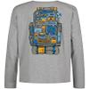 Under Armour Boys Outdoor Long Sleeve Tee, Stylish Crew Neckline, Cute Full Fit T-Shirt, Mod Gray Survival, 4 US view 2