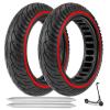 2PCS Solid Tires, 8.5x2 Inch Electric Scooter Replacement Wheels, 8 1/2'' Front or Rear Honeycomb Tire for Gotrax Gxl V2/XR/APEX Xiaomi M365/Pro Hiboy S2/S2R Hover-1 Journey and All 8.5'' Scooter Tire