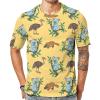 Australian Platypus Ostrich Koala Men's T-Shirt Short Sleeve Crewneck Shirt Casual Workout Tee Top XL view 1
