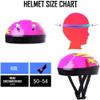 EMUKOEP 7pcs Kids Protective Gear with Adjustable Helmet Knee Pads Elbow Pads Wrist Pads for Roller Skates (Pink) view 3