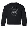 superhotapparel Embiid Best Player Philadelphia Basketball Fans Youth Crewneck Sweatshirt (Black, Youth Small) view 1