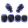 7pcs Kids Protective Gear with Adjustable Helmet Knee Pads Elbow Pads Wrist Pads for Roller Skates (Blue) view 2