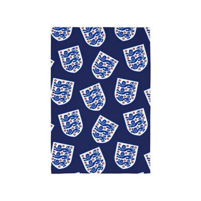 England FA Fleece Crest Blanket (One Size) (Blue/White/Red)