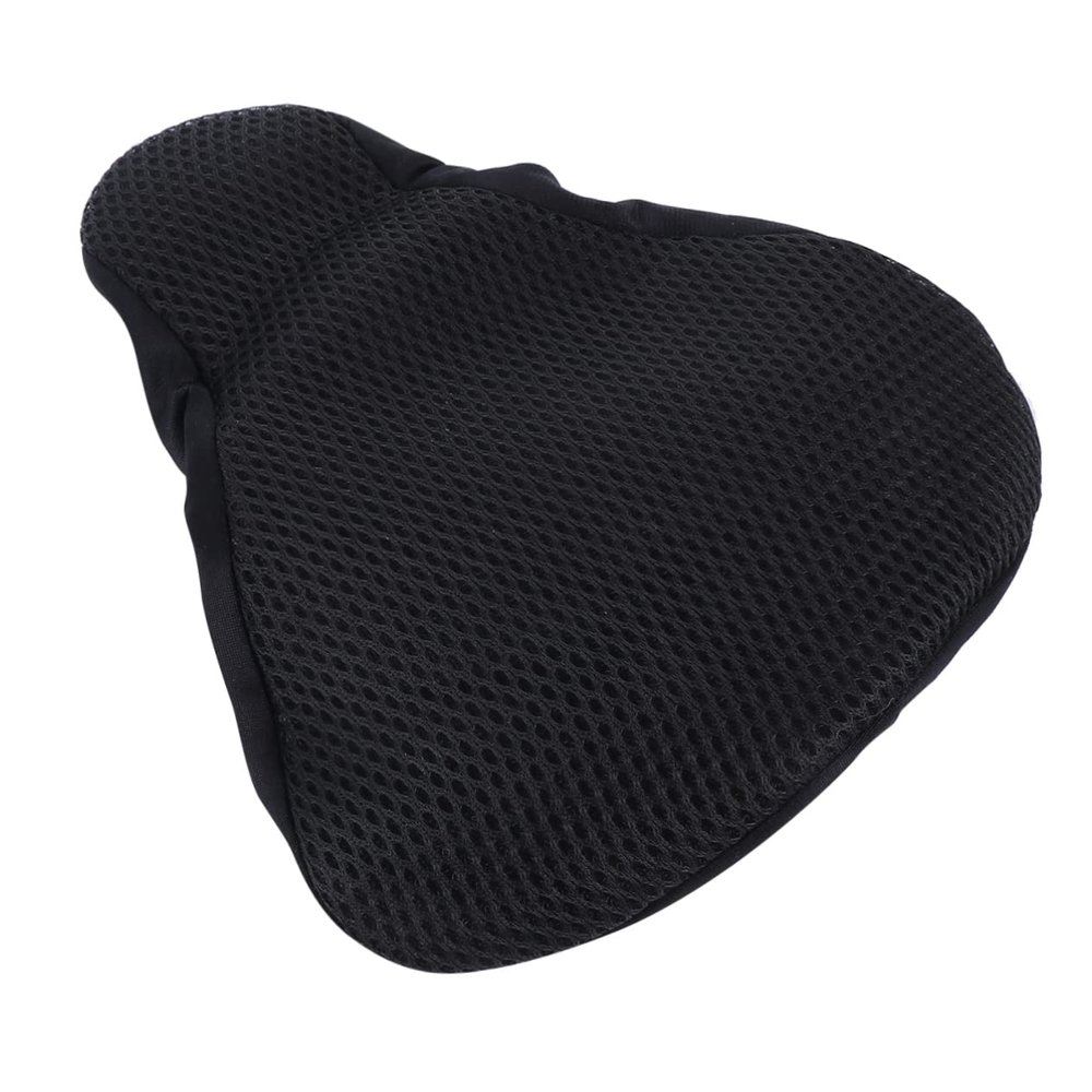 BESPORTBLE Breathable Bike Saddle Cover for Boys and Girls Black Elastic Fit for Boys and Girls Bike Seat