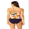 Anne Cole Womens Twist Front Shirred Bandeau Swim Tankini Top view 2