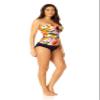 Anne Cole Womens Twist Front Shirred Bandeau Swim Tankini Top view 4