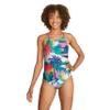 Speedo Women's Swimsuit One Piece Endurance Turnz Tie Back Printed view 1
