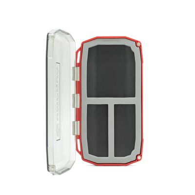 Umpqua UPG Foam Magneto Red Fly Box - Thin Lightweight Strong Impact-Resistant Fly Storage Case - Fly Fishing Tackle Organizer, Mini