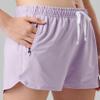 4 Pack Youth Girls Athletic Shorts 3", Girls Soccer Shorts, Kids Workout Gym Clothes Activewear Apparel with Zipper Pockets (Set 2, X-Small) view 4