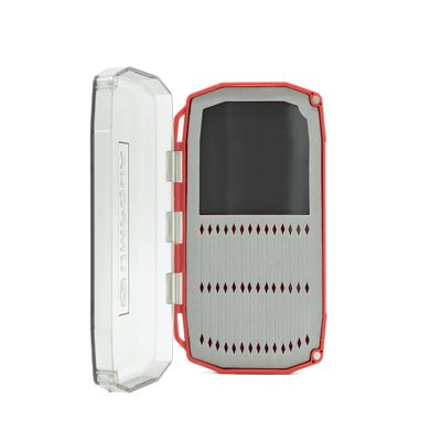 UMPQUA UPG Foam Daytripper Red Mini Fly Box - Lightweight Versatile Waterproof Dustproof Quick-Loading Fly Storage Case - Fly Fishing Tackle Organizer