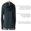 3 Pack Athletic Girls Long Sleeve Shirts with Thumb Holes, Workout Hoodies for Kids, Hooded Shirt Pullover Tops (Set 2, X-Large) view 4