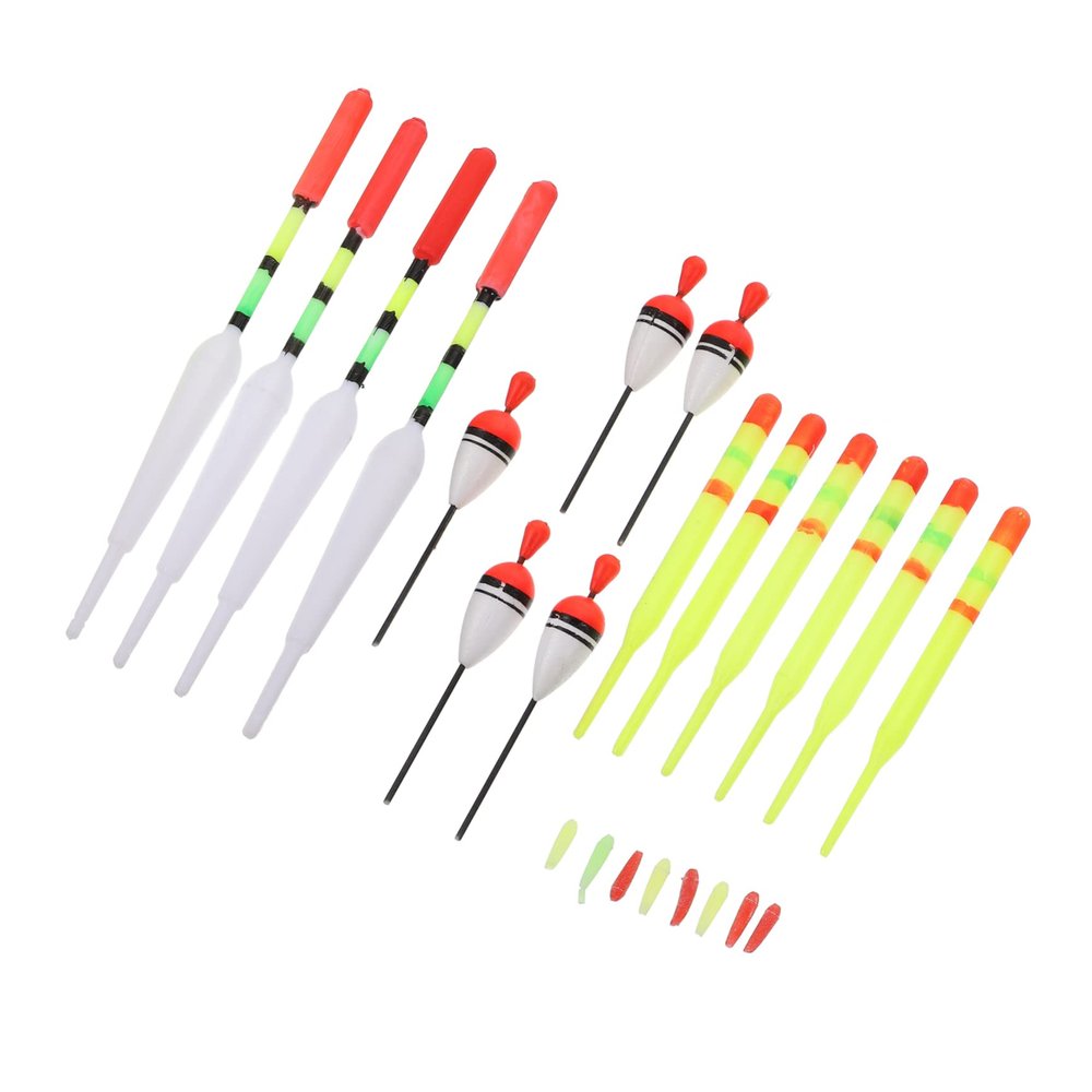 Toddmomy 30pcs Fishing Floats Durable Buoy Fishing Tackle Tool for Live Bait for Various Depths Design for Enhanced Jigging Action