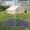 DANCHEL OUTDOOR B5PRO Bell Tent Footprint, 3m/9.8ft Waterproof Round Tarp Ground Sheet for Canvas Yurt Tent Floor Protector Camping Glamping Accessories view 2