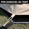 DANCHEL OUTDOOR B5PRO Bell Tent Footprint, 3m/9.8ft Waterproof Round Tarp Ground Sheet for Canvas Yurt Tent Floor Protector Camping Glamping Accessories view 4