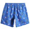 maamgic Mens Swim Trunks Quick Dry Swim Shorts with Mesh Lining Funny Swimwear Bathing Suits 7inch Flamingo N Tree Blue X-Small view 2