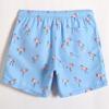 maamgic Mens Swim Trunks Quick Dry Swim Shorts with Mesh Lining Funny Swimwear Bathing Suits 7inch Flamingo Blue X-Small view 2