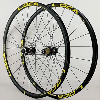 ZECHAO Disc Brake Mountain Bike Wheelset,26/27.5/29In 24 Holes Bike Wheel Alloy Rim Mountain 8-12 Speed with Straight Pull Hub Wheelset (Size : 26inch)