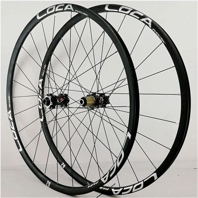 ZECHAO Mountain Bike Wheelset 26/27.5/29 in, Bike Wheel Alloy Rim Mountain 8-12 Speed with Straight Pull Hub 24 Holes Wheelset (Size : 27.5inch)