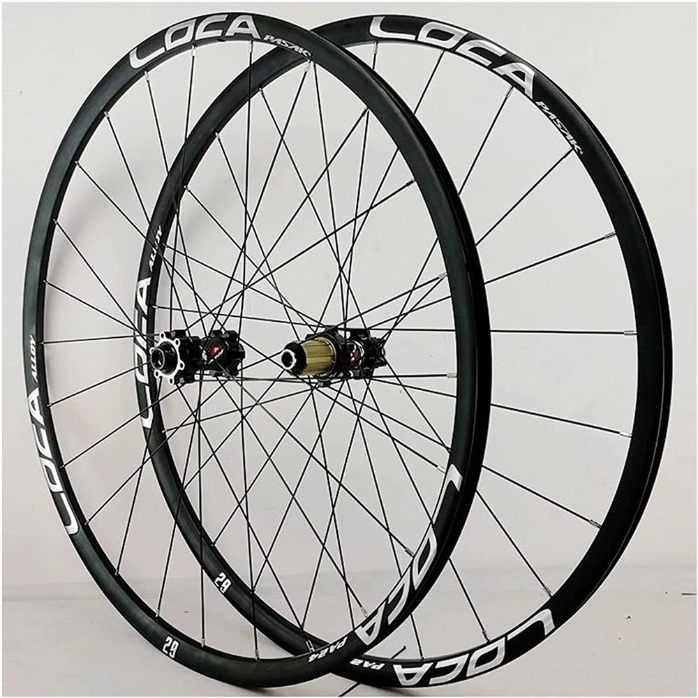 ZECHAO Mountain Bike Wheelset 26/27.5/29 in, Bike Wheel Alloy Rim Mountain 8-12 Speed with Straight Pull Hub 24 Holes Wheelset (Size : 27.5inch)