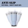 4 PCS Bottle Covers for Stanley Adventure Quencher Tumbler 30oz, Anti-Slip Silicone Boot, Accessories for Stanley Cup view 4