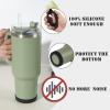 4 PCS Bottle Covers for Stanley Adventure Quencher Tumbler 40oz, Anti-Slip Silicone Boot, Accessories for Stanley Cup view 2
