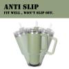 4 PCS Bottle Covers for Stanley Adventure Quencher Tumbler 40oz, Anti-Slip Silicone Boot, Accessories for Stanley Cup view 4