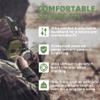 PROHEAR Electronic Ear Protection for Shooting with 4X Sound Amplification, Gun Range Hearing Protection Muffs, NRR 23dB Noise Reduction Headphones for Hunting, Green view 4