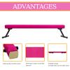 GBVUGY Adjustable&Foldable Gymnastics Balance Beam,8FT High-Low Level Floor Gymnastic Beam,No Tool Require, Gym Equipment for for Kids Children Girls Home Training view 2