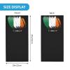 Ireland Flag Irish Seamless Neck Gaiter Shield Scarf Bandana Face Mask Seamless UV Protection for Motorcycle Cycling Riding Running Headbands White view 2