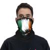Ireland Flag Irish Seamless Neck Gaiter Shield Scarf Bandana Face Mask Seamless UV Protection for Motorcycle Cycling Riding Running Headbands White view 4