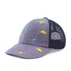 JANGANNSA Dinosaur Boys Girls Caps Embroidery Baby Baseball Caps Cotton Infant Toddler Kids Hat Spring Summer Autumn 6M-4Y (Denim Blue-MESH, 19.7"(1-2 Years)) view 1
