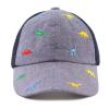 JANGANNSA Dinosaur Boys Girls Caps Embroidery Baby Baseball Caps Cotton Infant Toddler Kids Hat Spring Summer Autumn 6M-4Y (Denim Blue-MESH, 19.7"(1-2 Years)) view 2