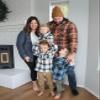 ZENTHACE Baby Toddler Boy Girl Plaid Flannel Shirt Sherpa Fleece Lined Flannel Jacket Shacket Trendy Cozy Winter Coat Blue Black 2T view 2