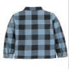 ZENTHACE Baby Toddler Boy Girl Plaid Flannel Shirt Sherpa Fleece Lined Flannel Jacket Shacket Trendy Cozy Winter Coat Blue Black 2T view 4