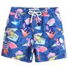 maamgic Boys Swim Trunks Toddler Swim Shorts Little Boys Bathing Suit Swimsuit Toddler Boy Swimwear,Dinosaur-Blue,10 T view 1