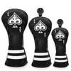 Barudan Golf Club Head Covers for Driver and Woods- 3pcs Golf Headcovers Ace Driver Headcover 3 Wood Fairway Head Cover Hybrid Headcover for Men Golfer Gifts view 1