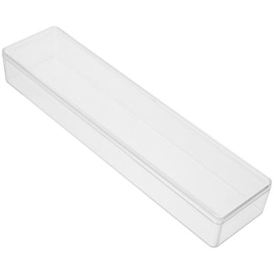 Alipis Acrylic Storage Box Clear Acrylic Display Case Jewelry Keepsake Box Necklace Container Makeup Organizer Bins for Home Office Store