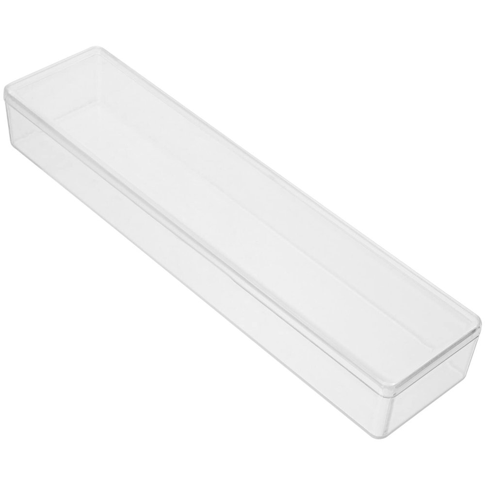 Alipis Acrylic Storage Box Clear Acrylic Display Case Jewelry Keepsake Box Necklace Container Makeup Organizer Bins for Home Office Store