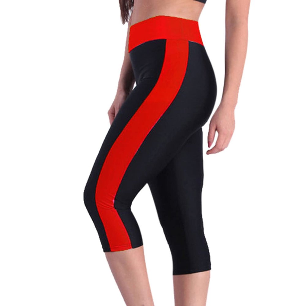 Capri Leggings with Pockets for Women Tummy Control High Waisted Yoga Pants Summer Workout Hiking Running Leggings