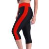 Capri Leggings with Pockets for Women Tummy Control High Waisted Yoga Pants Summer Workout Hiking Running Leggings view 2
